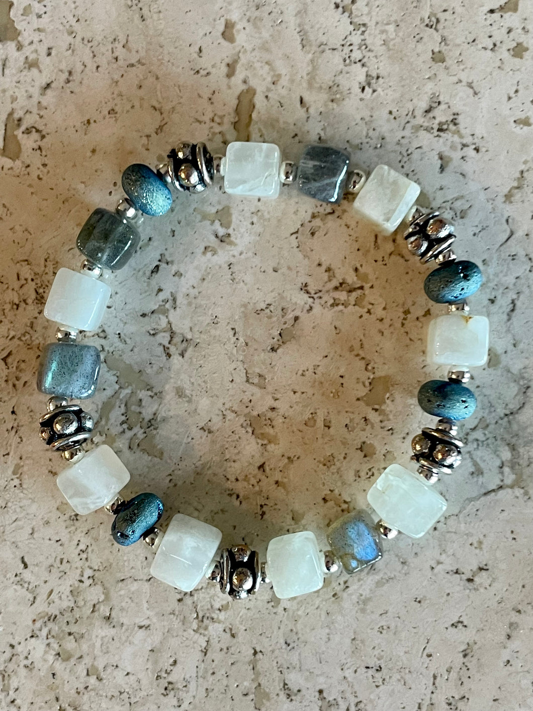 Woman's mixed gemstone bracelet